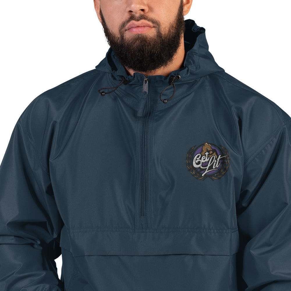 Embroidered GML Champion Wind Breaker (Packable)