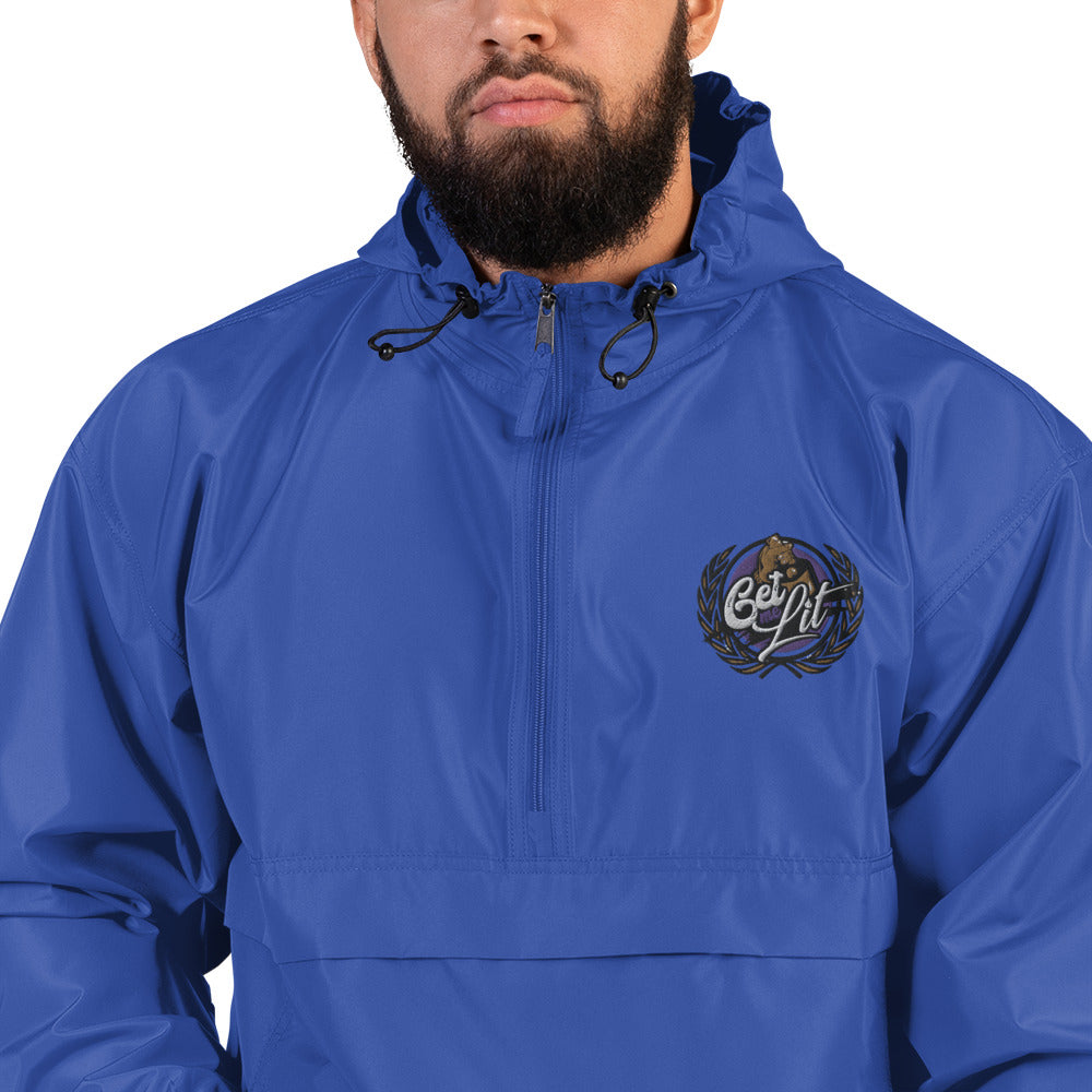 Embroidered GML Champion Wind Breaker (Packable)